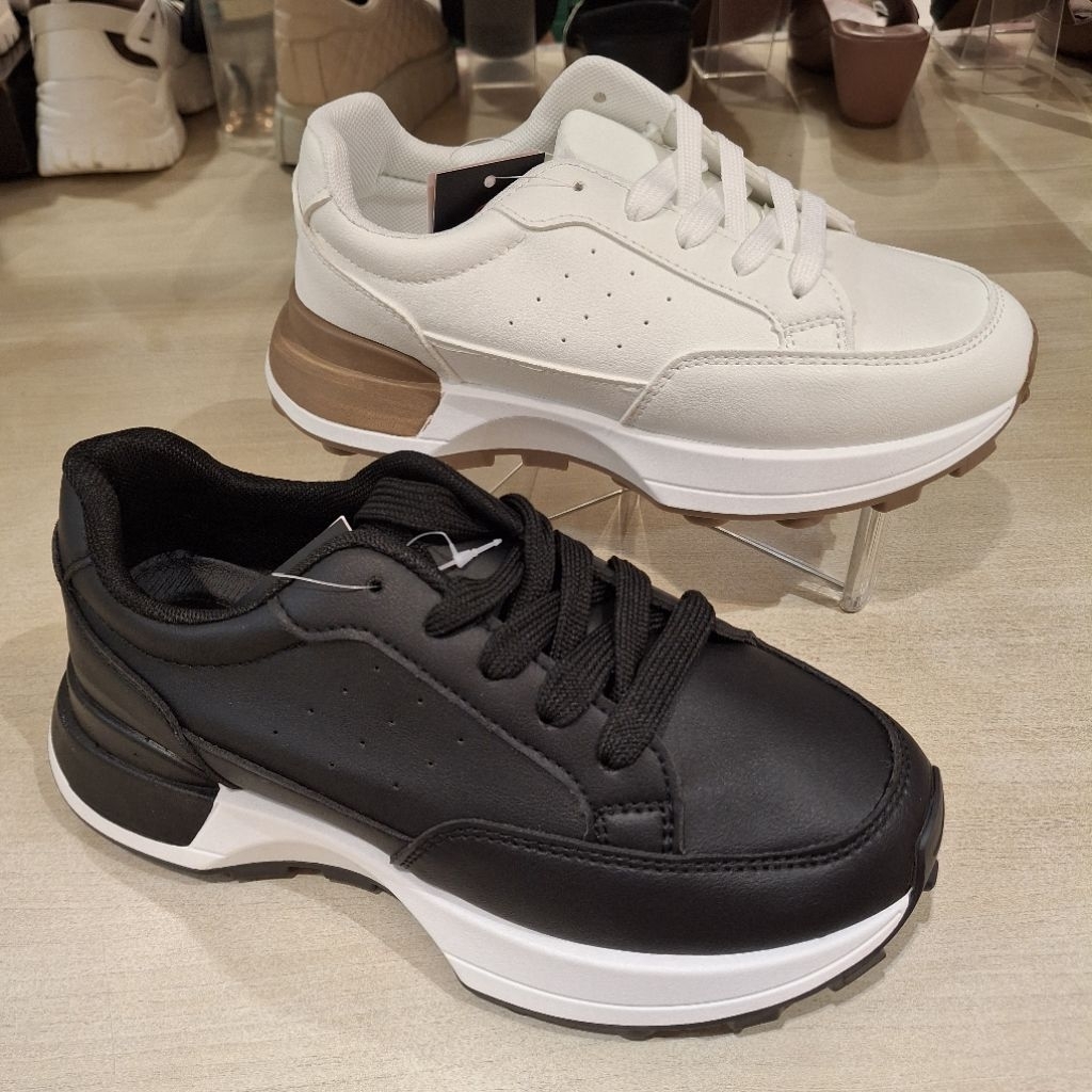 Nevada sepatu tali sneakers wanita comfort & ori size 36-40