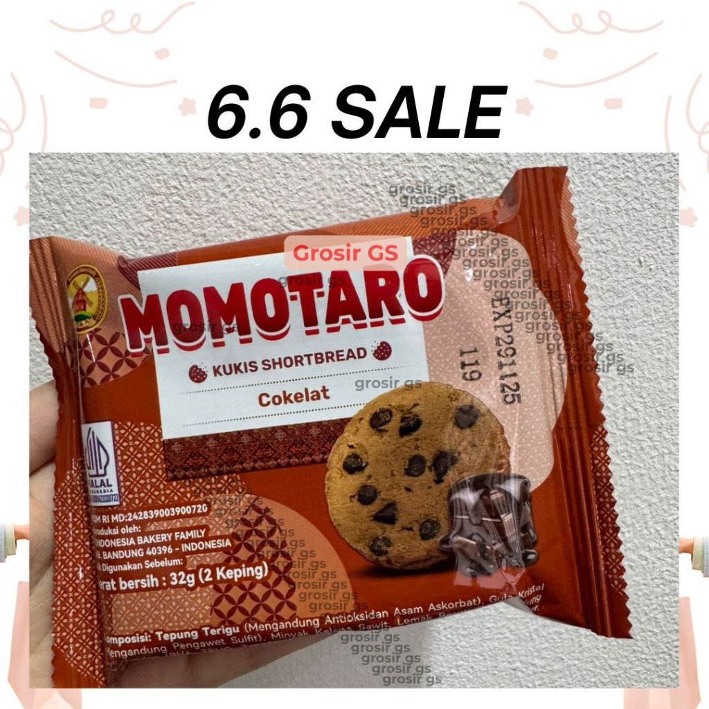 

1 PCS BARU MOMOTARO COOKIES KEMASAN ISI 2 KEPING 35GR COKELAT KUKIS PROMO BARU