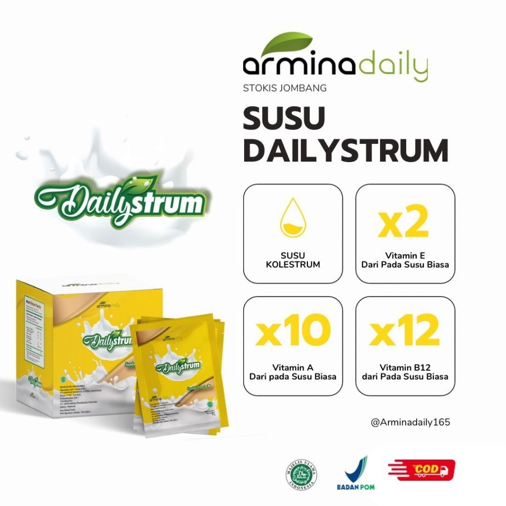

Susu DailyStrum original Armina Daily susu termurah