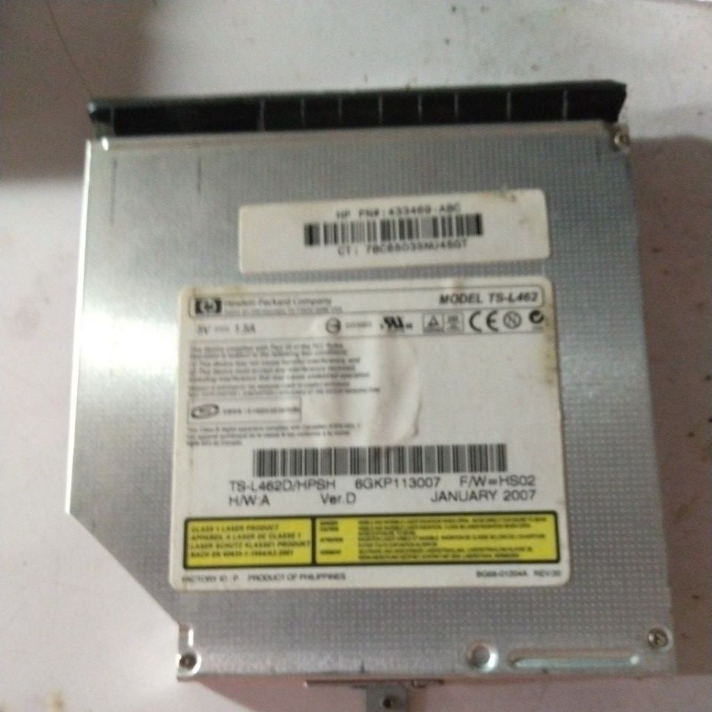 Cd room laptop hp 500 bekas copotan normal