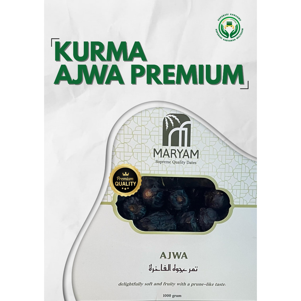 

Kurma Ajwa Premium | Rp. 220.000 / 1 Kg