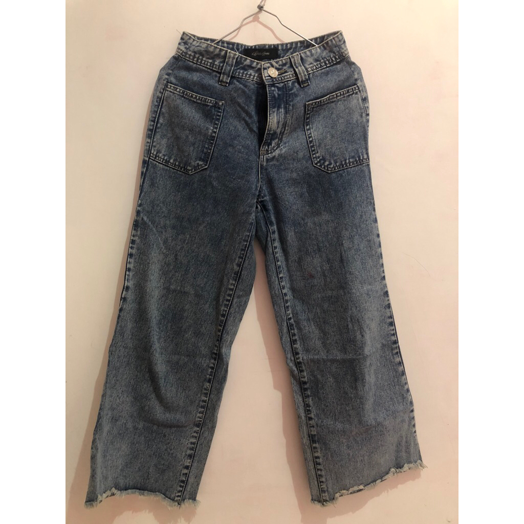 Kulot Jeans Biru Suwir