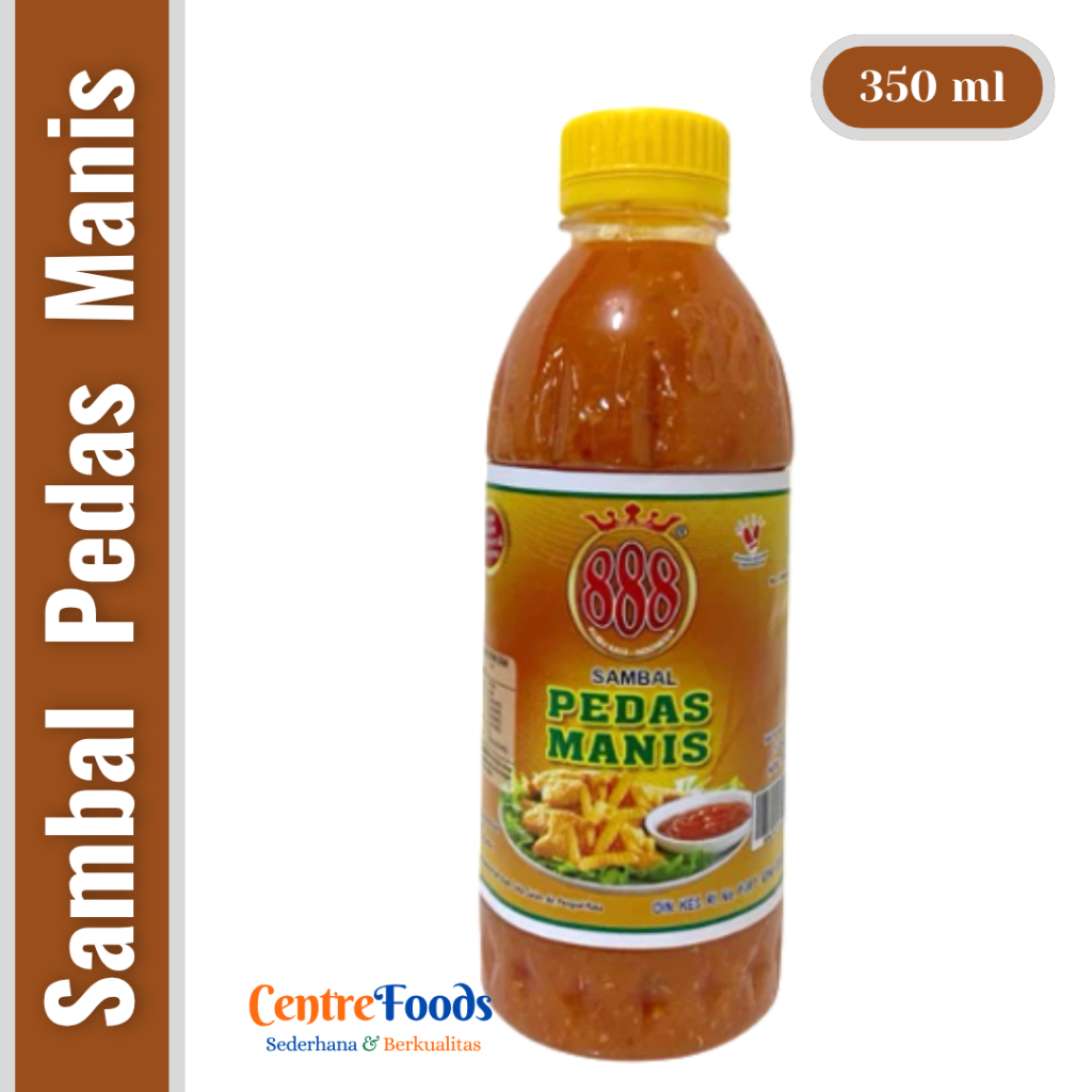 

Sambal Pedas Manis - Sambal CAP 888 | 350 ml [ Harga Per BTL ]