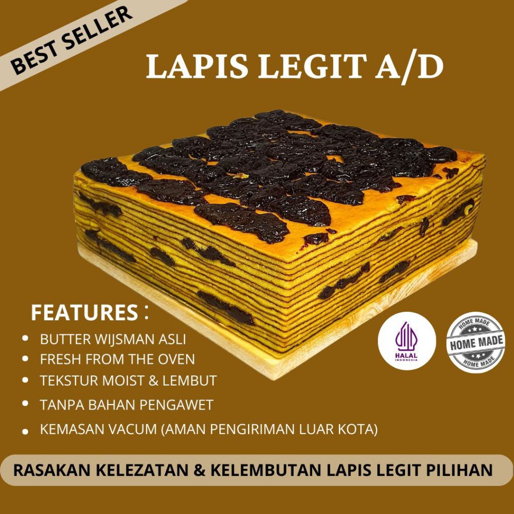 

KUE LAPIS LEGIT 20x20 PLUM A/D SUPER WIJSMAN
