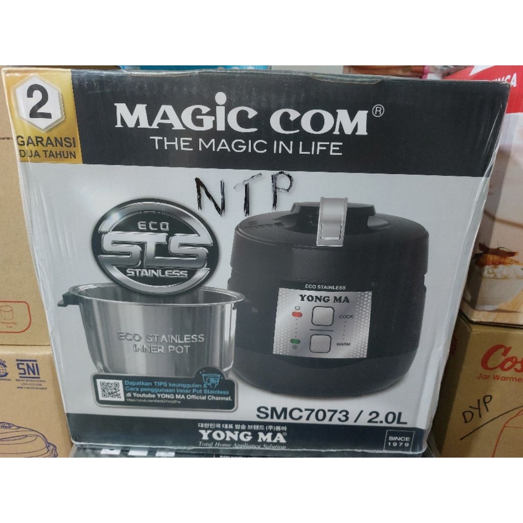 Magic Com Yong Ma SMC 7073 Stainless Steel Anti Gores / Magic Com YongMa 7073 Panci Stainless Steel 