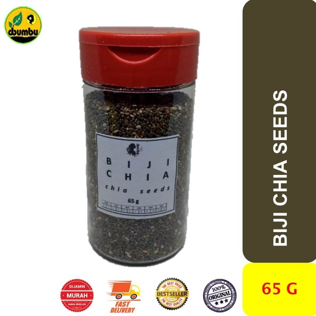 

Biji Chia Seeds kemasan praktis botol mini 50 gram / chiaseed