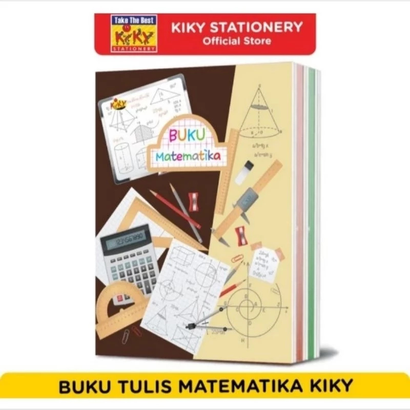 

[ 5 PCS ] BUKU TULIS MATEMATIKA / BUKU PETAK KECIL KIKY 98 LEMBAR PENDEK (MOTIF RANDOM)
