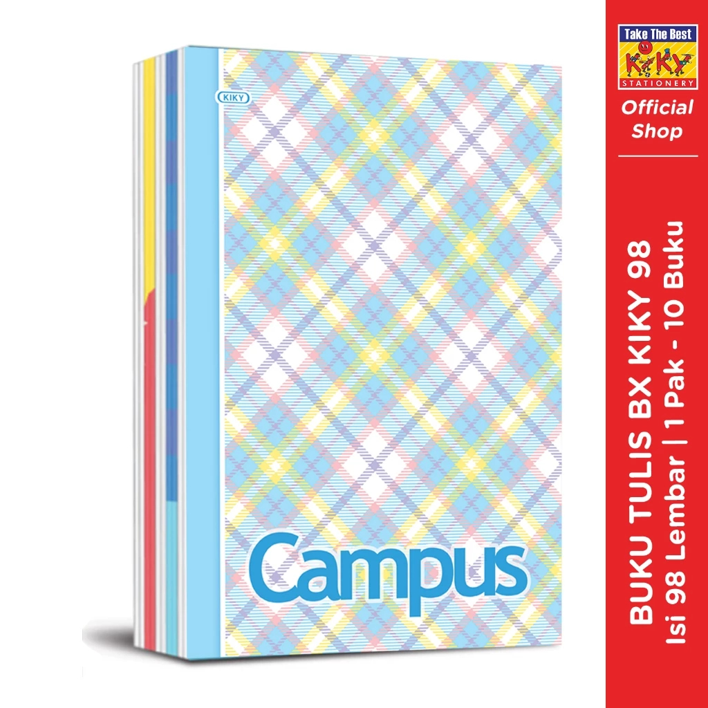 

[ 5 PCS ] BUKU TULIS BX KIKY 98 PANJANG / MOTIF RANDOM