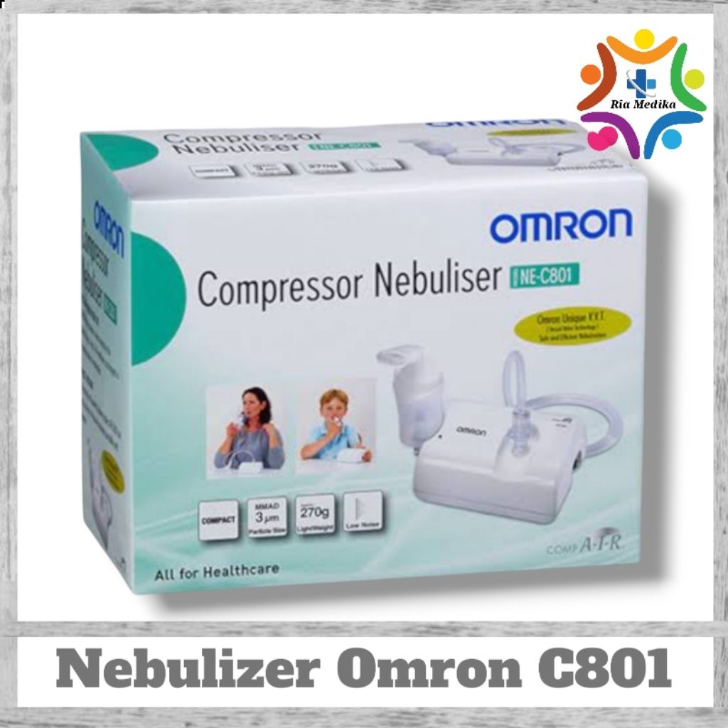 Nebulizer Omron C801  Alat Uap Omron C801  Nebulizer Omron