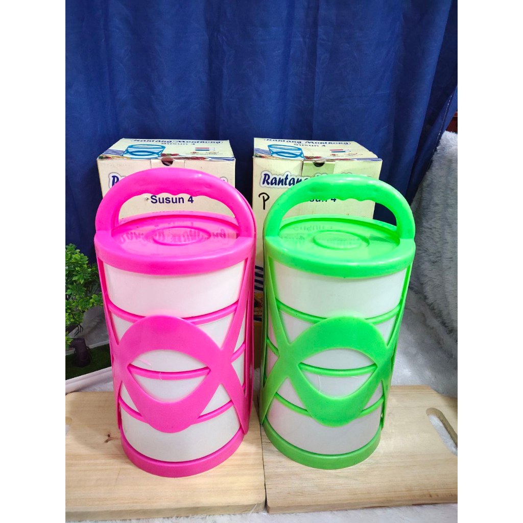 Affars88 > Rantang Monthong Susun 4 / Rantang Susun / Rantang Plastik / Rantang Susun Piknik / Ranta