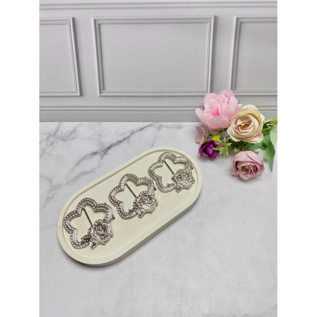ring hijab/gesper hijab anti karat/gesper silver/gesper gold/gesper motif bintang