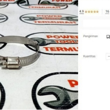 

JCK Clamp Selang 2" Made in Taiwan Klem Cincin Slang