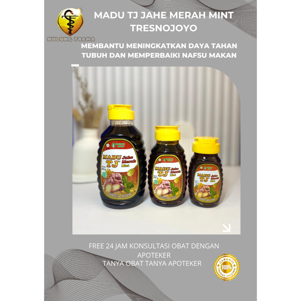 

MADU TJ JAHE MERAH MINT TRESNOJOYO MEMBANTU MENINGKATKAN DAYA TAHAN TUBUH