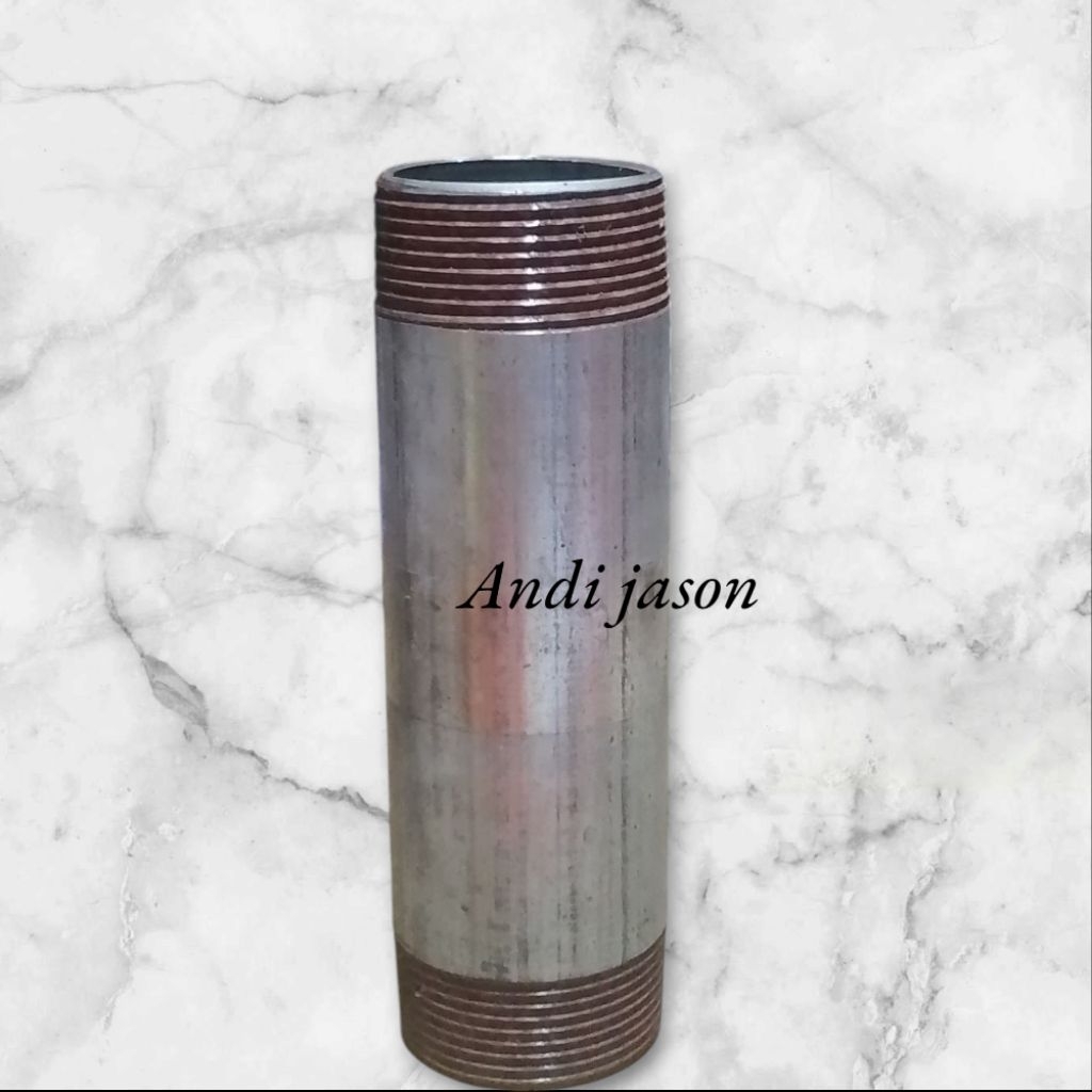 KNITING 1½ INCH PIPA BESI DRAT PANJANG 15 CM