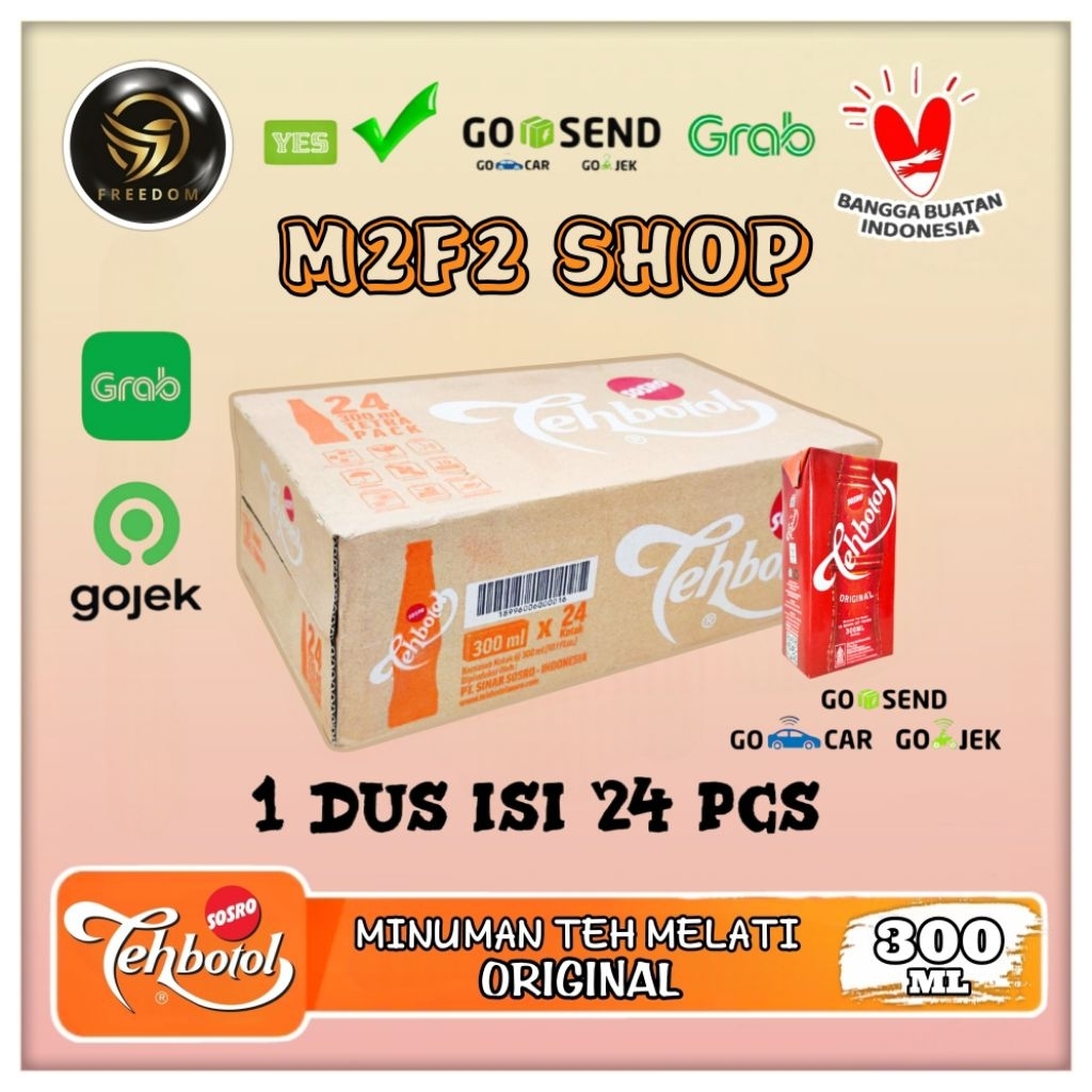 

Teh Botol Sosro Kotak Original - 300 ml Kemasan Karton (Khusus Bluebird/Gosend/Grab)