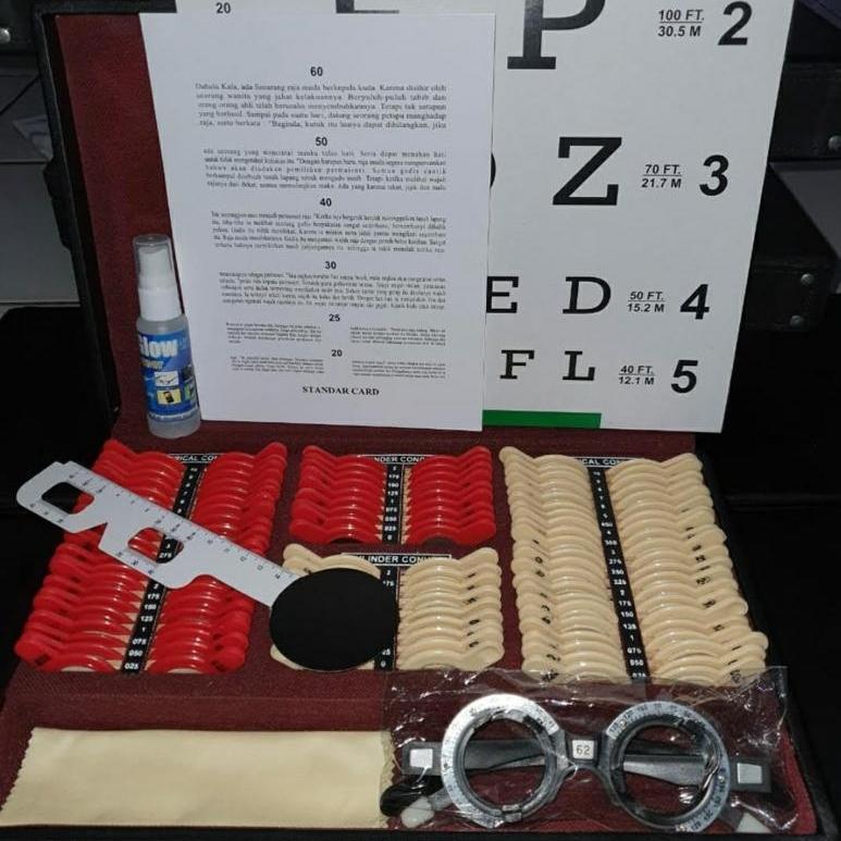 Trial Lens Set Alat Periksa Mata