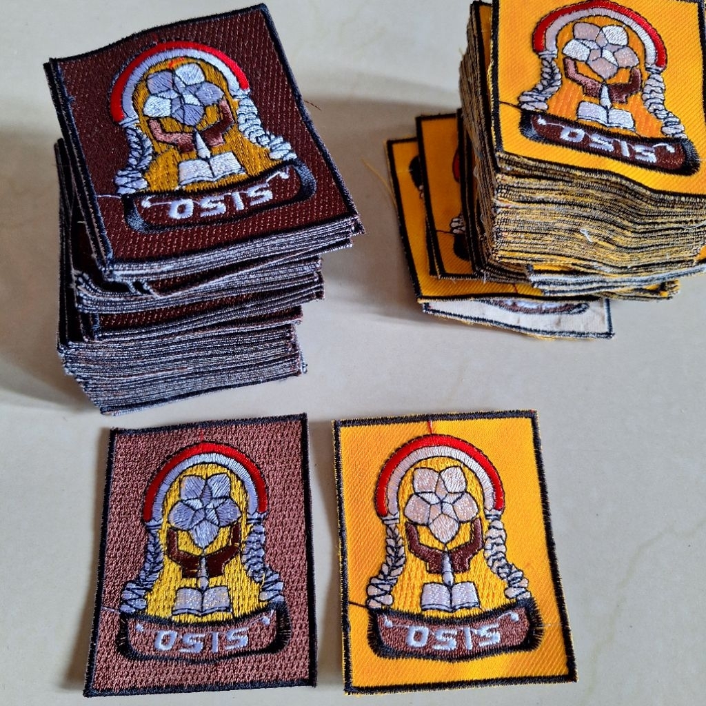 Badge osis sma full bordir