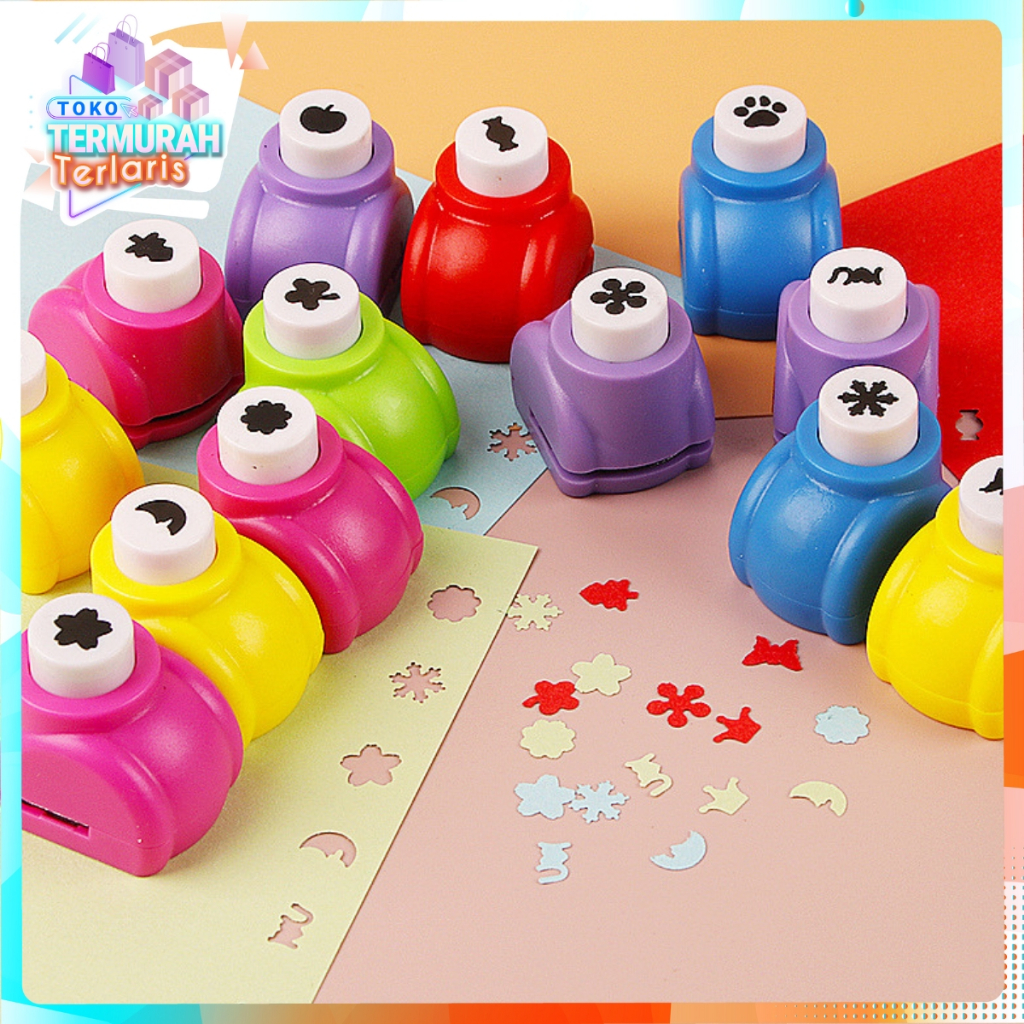 

TTT Pembolong Kertas Mini Berbagai Bentuk Hewan Lucu Paper Cutting Embossing Craft Puncher DIY Cetakan Pemotong Nori Puncher Bento Alat Pemotong Rumput Laut Kertas Scrapbook Paper Punc Bentuk Bintang t