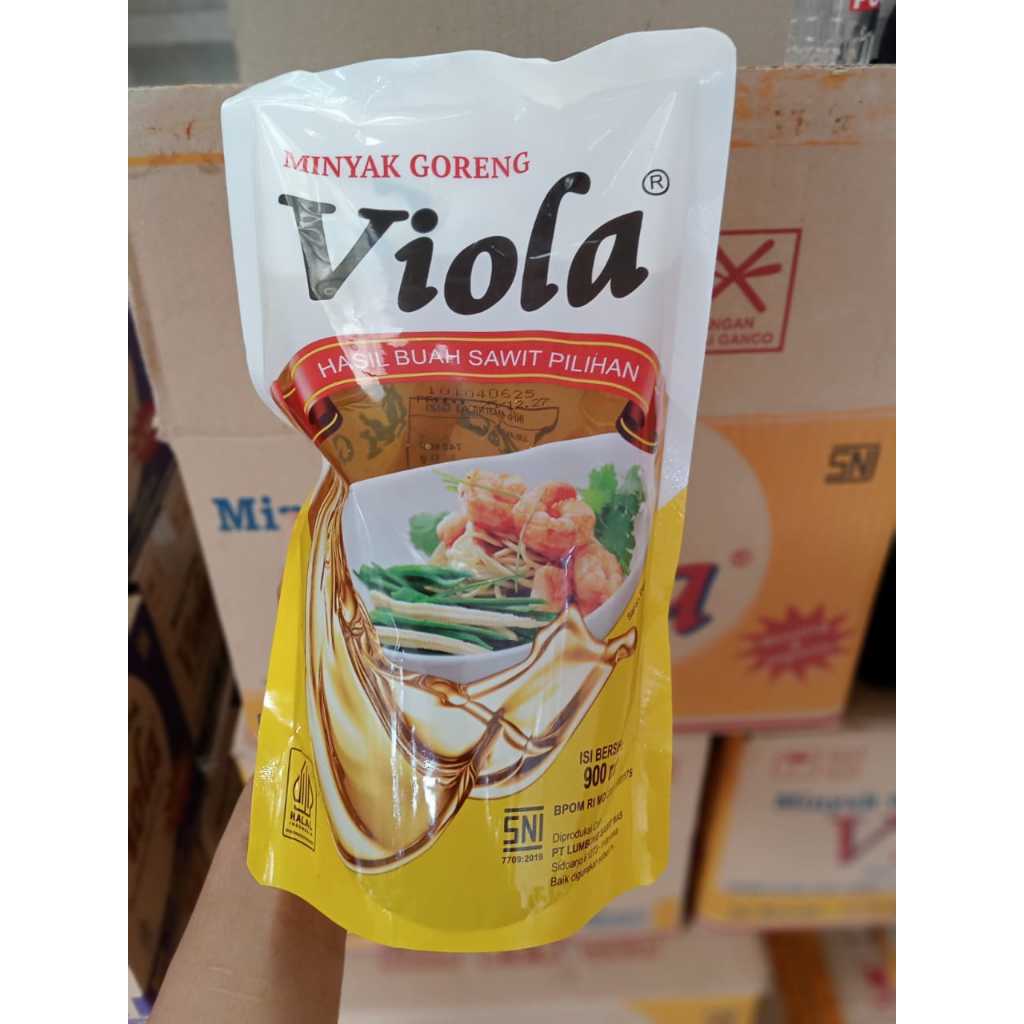 

Minyak goreng Viola refill 900 ml ecer