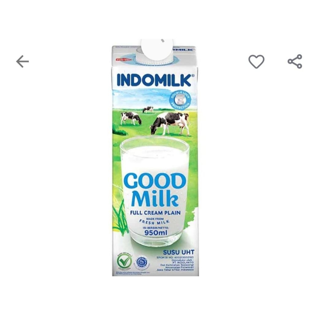

INDOMILK Susu Uht Indomilk Good milk 950ml