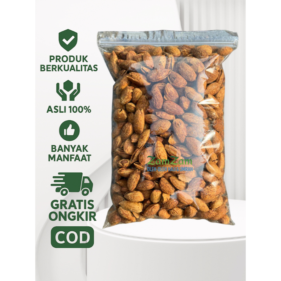 

ALMOND / Kacang ALMOND Roasted Milk flavour In Shell / Kacang Cangkang Arab Rasa Susu/ Kacang Kulit Almon Panggang