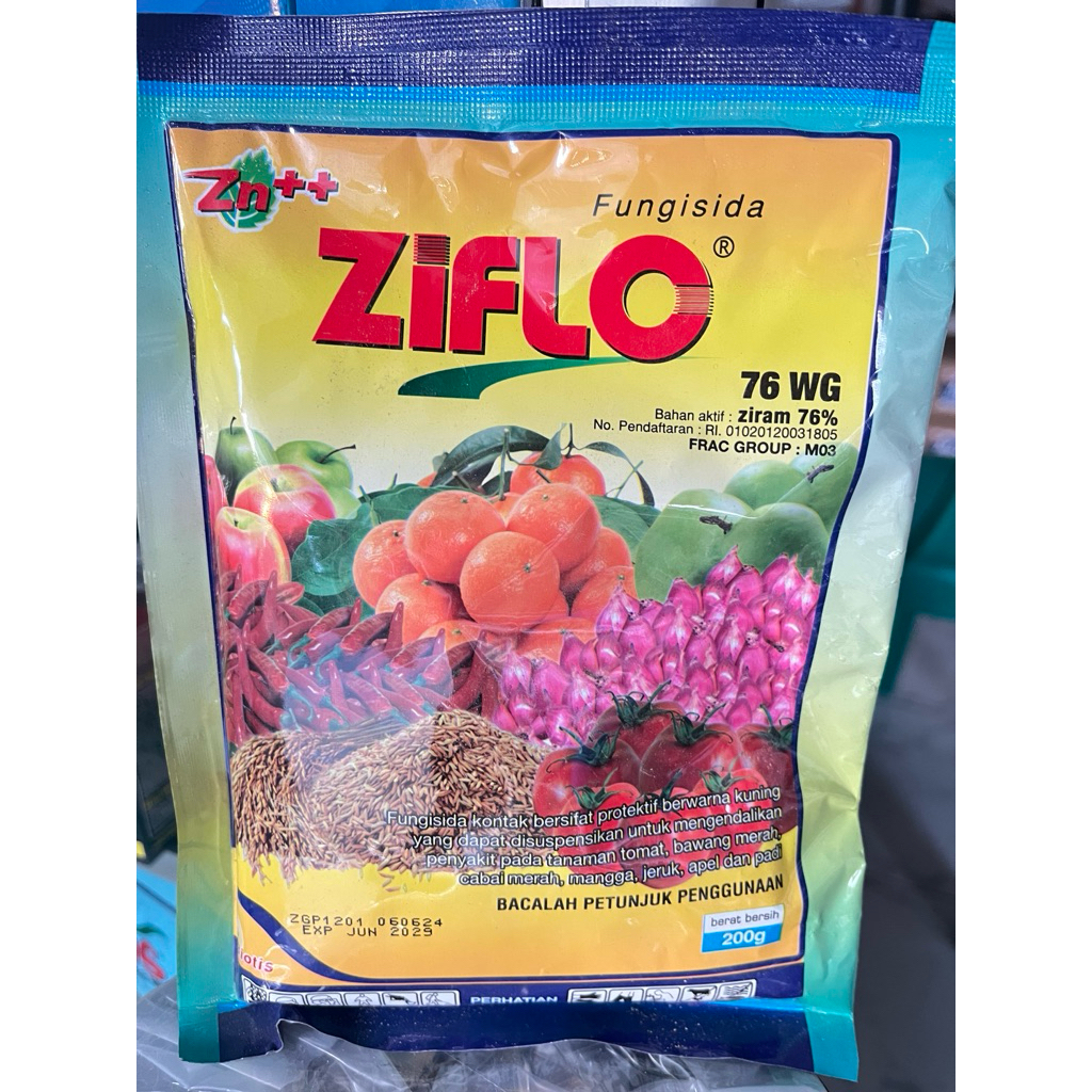 FUNGISIDA ZIFLO 76 WG / 200 GR / PENGENDALI PENYAKIT TANAMAN