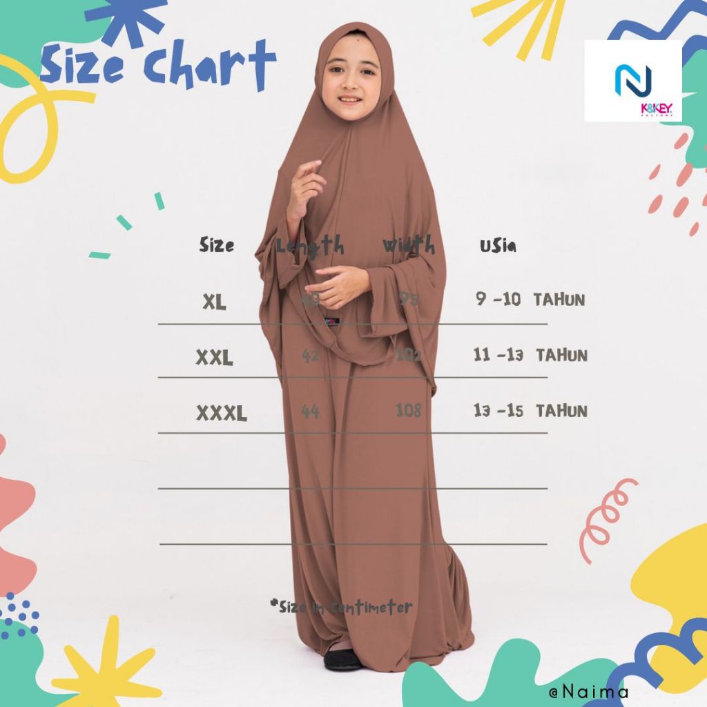 OFFICIAL Gamis anak perempuan syari set hijab usia 9 sd 15 tahun premium ori branded 2025