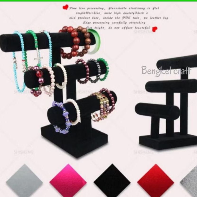 Display Pajangan Gelang perhiasaan emas perak