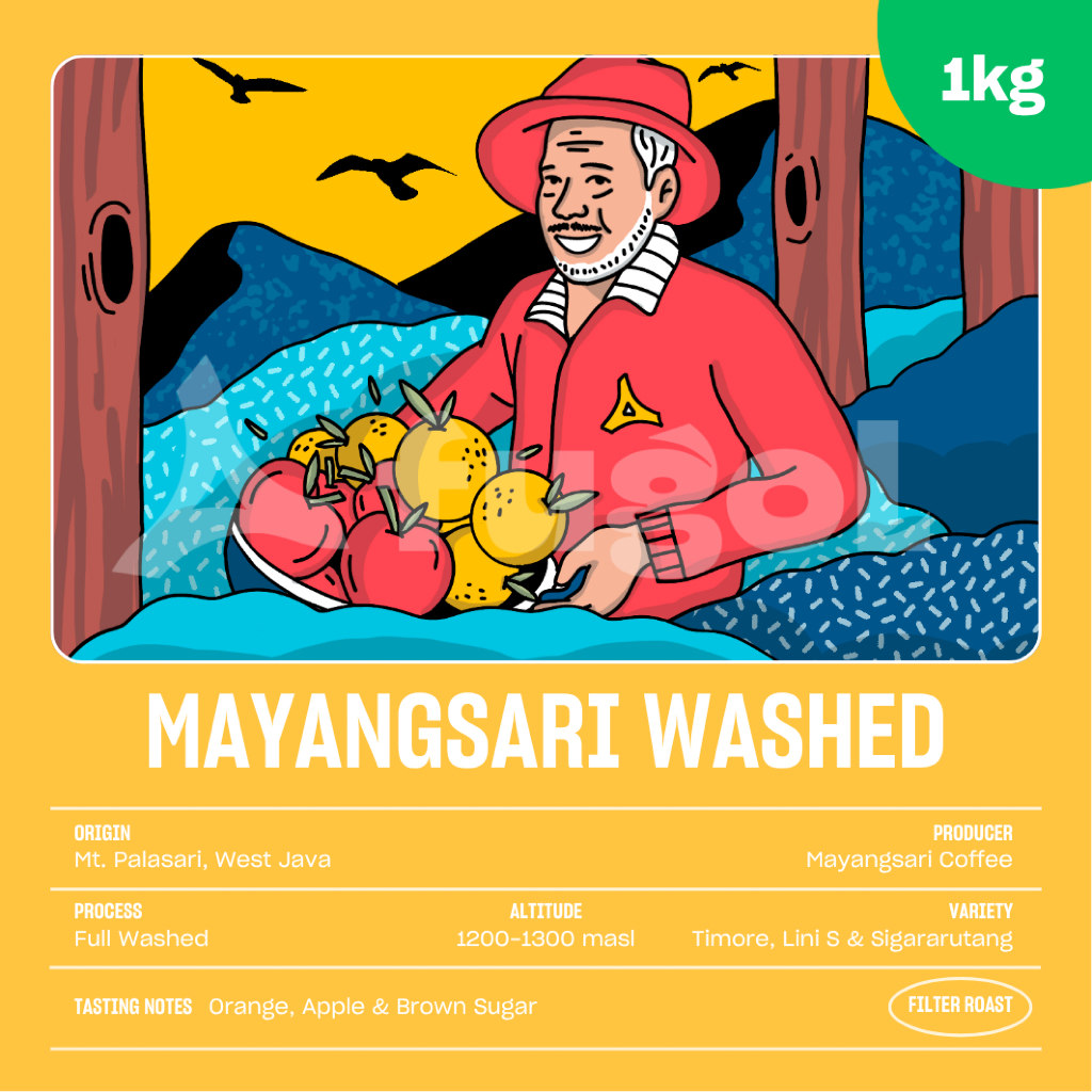 

Biji Kopi Arabika MAYANGSARI WASHED (1 KG) Specialty Coffee Beans