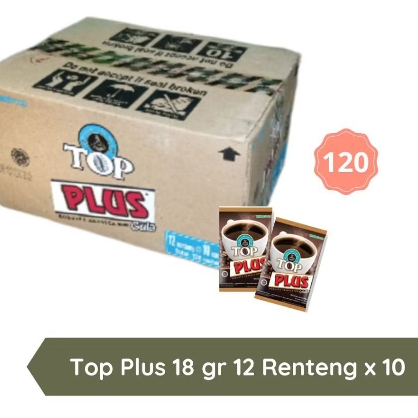 

[1 DUS ISI 120 SACHET] KOPI TOP PLUS GULA