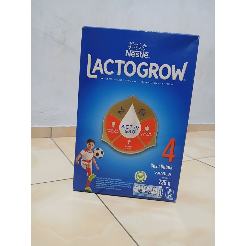 

LACTOGROW 4 Susu Bubuk Rasa Vanila 735g