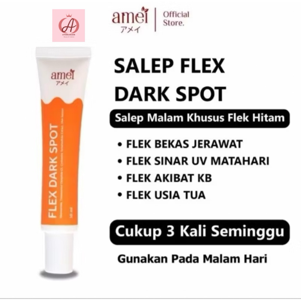 AMEI Salep Flek Hitam Original Hilangkan Melasma, Dark Spot & Bekas Jerawat Membandel