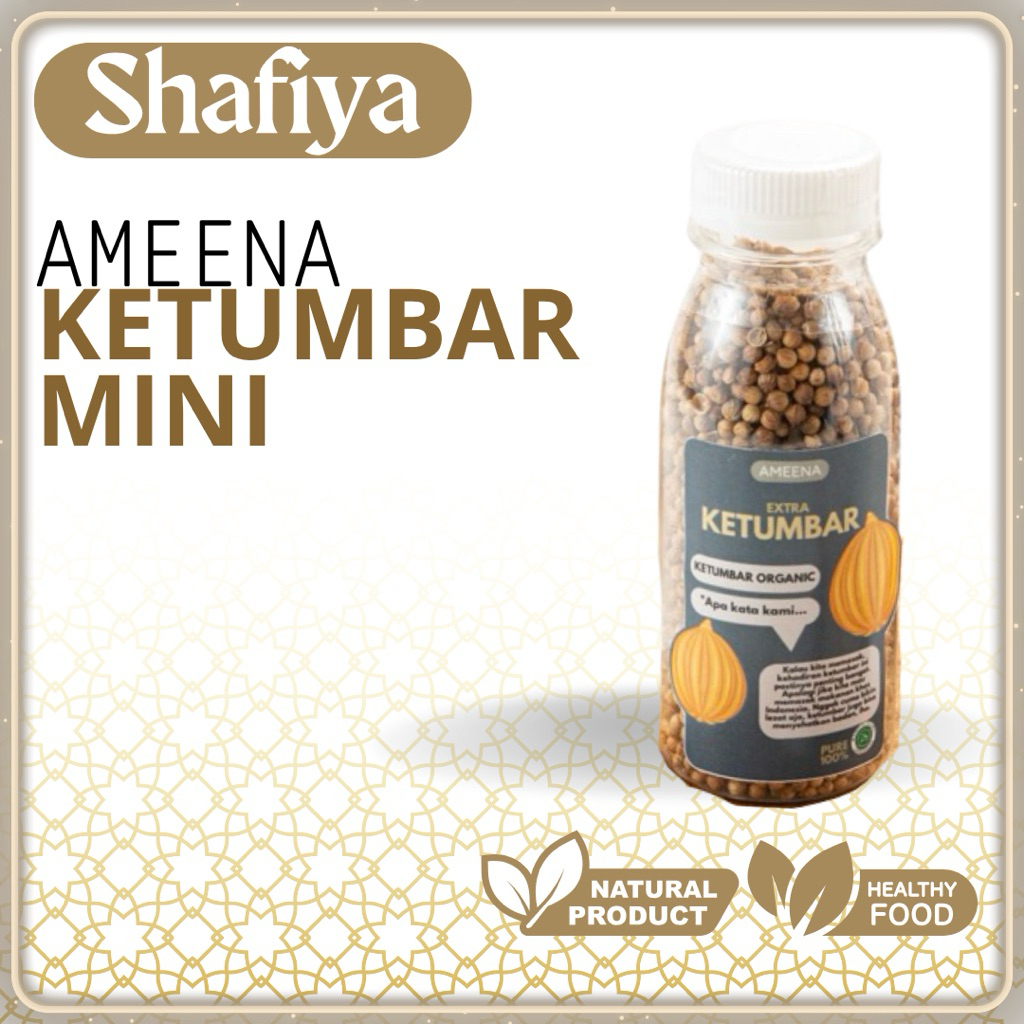 

[ MINI ] Ketumbar Hitam Asli Organik 45GR | Ameena Premium Quality