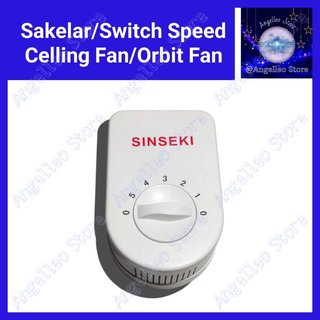 Switch/Sakelar Speed KIpas Celling Fan/Orbit Fan~Celling Fan/Orbit Fan Regulator Switch/Sakelar