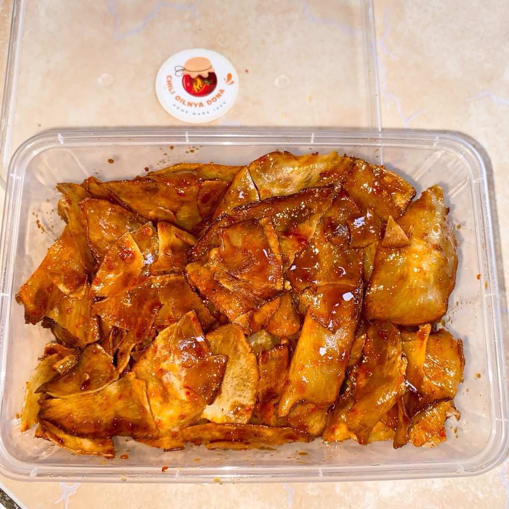 

(PO 2-3 hari) Keripik singkong lengket l kripik singkong pedas manis l 250g