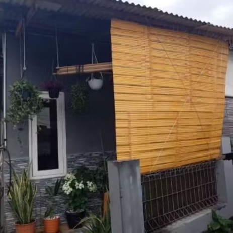 Tirai Bambu Gulung 2x2 meter outdoor murah /kirai /krey bambu murah