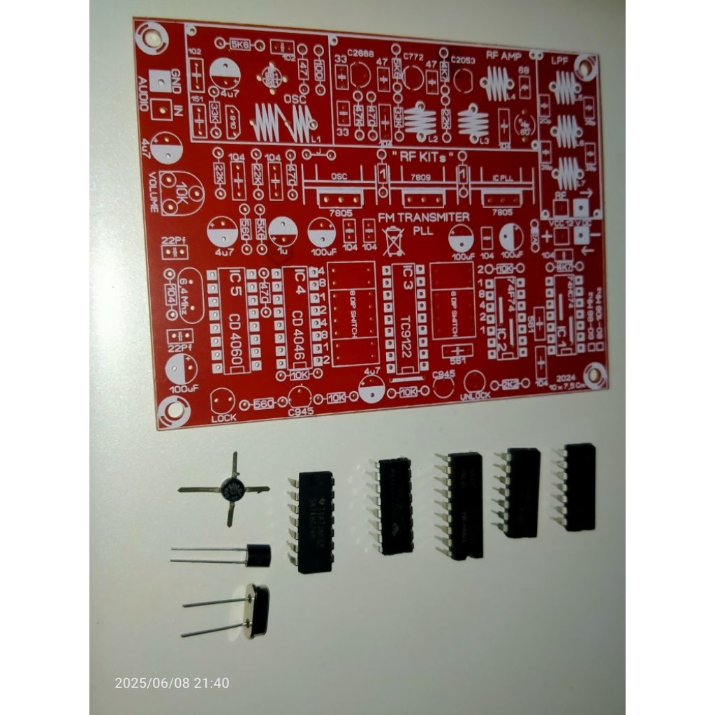 PEMANCAR FM PLL CMOS TC9122 RDVV