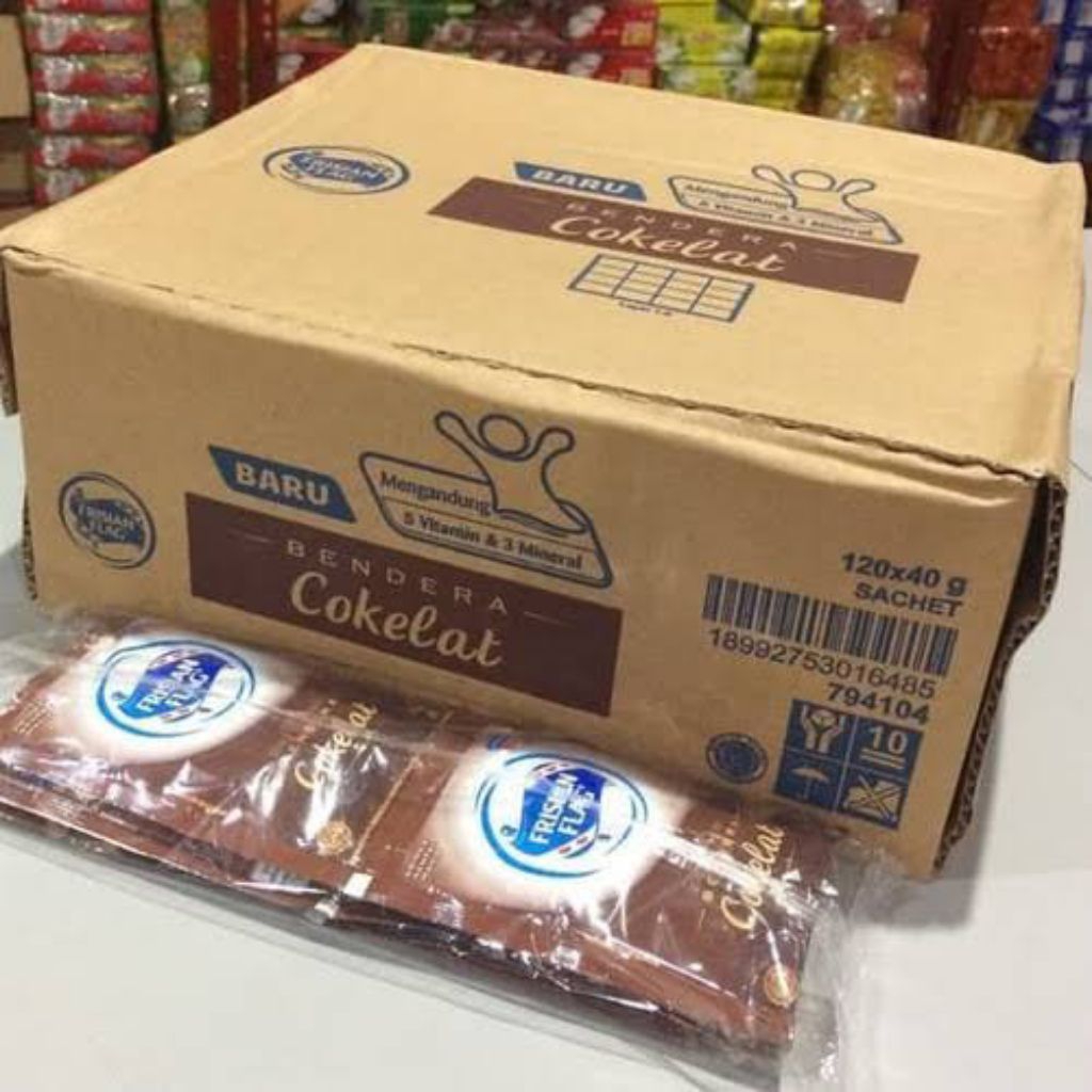 

FRISIAN FLAG SKM | Bendera Kental Manis 1 Dus Isi [120sachet × 38gr]