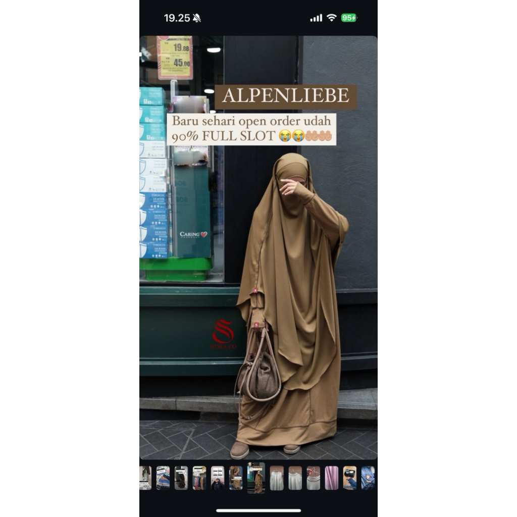 Preloved Khimar Sidra.Co