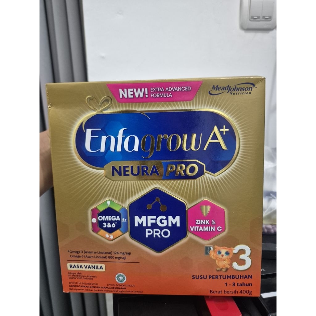 Preloved - Enfagrow A+ 3 Rasa Vanila 400g