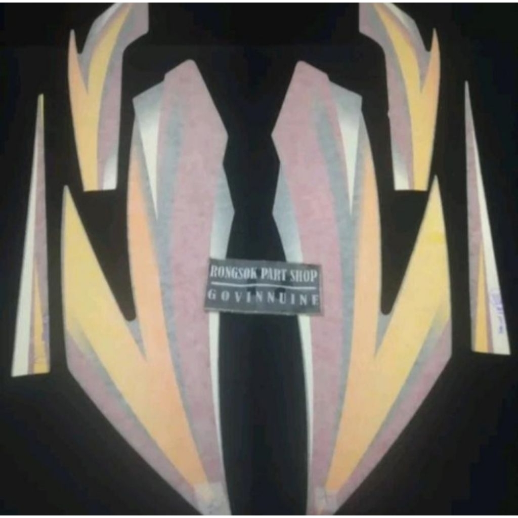striping stiker sticker honda glmax gl max 2002 2003 2004 merah ori asli