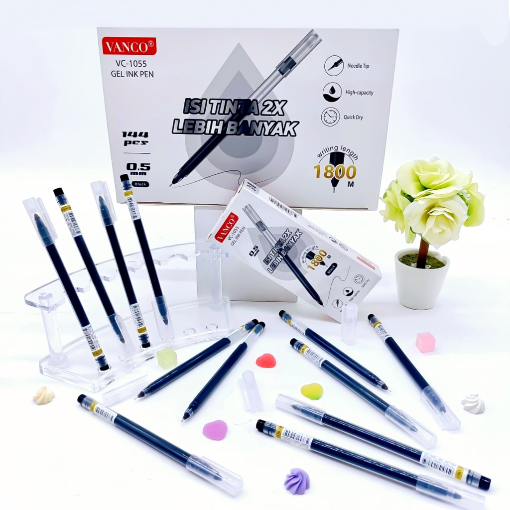 

1 LSN / 12 Pcs Gel Pen Vanco VC-1055