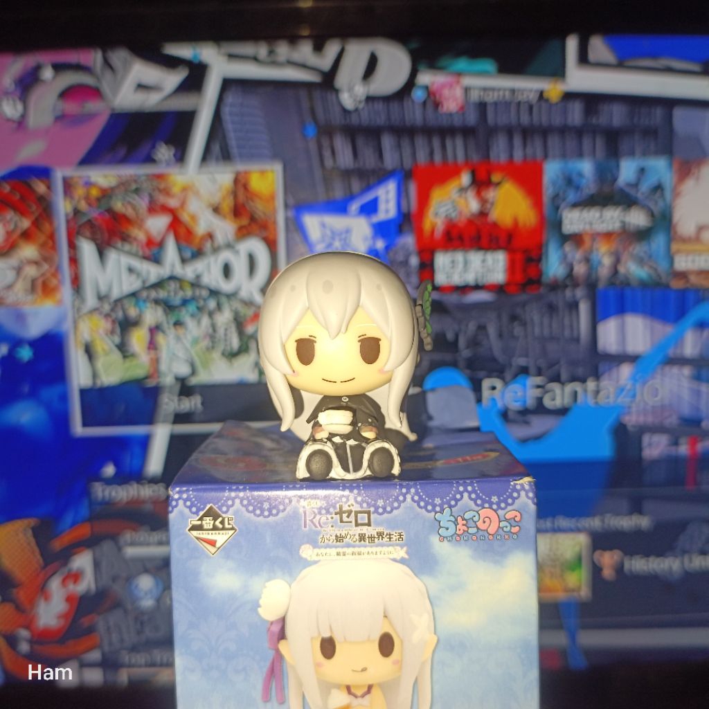 ichiban kuji prize G Re:Zero witch of greed echidna Tea mini figure Bandai