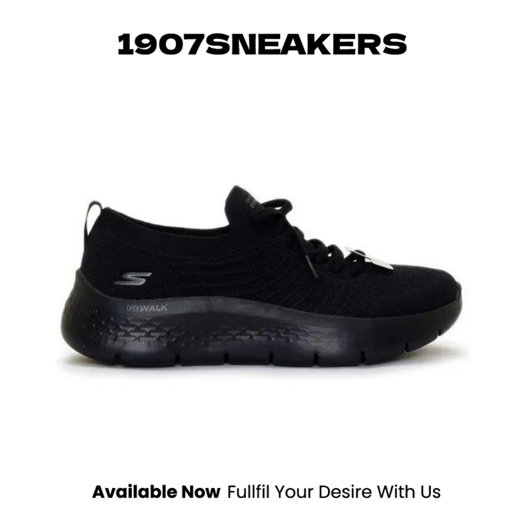 Sepatu Fitness Wanita Skechers Go Walk 6 - Black SKE124969BBK