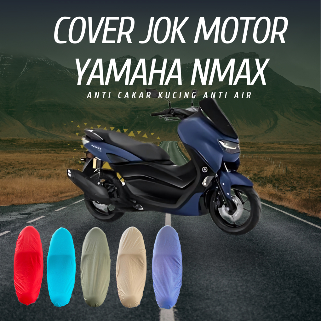 Cover jok motor yamaha NMAX anti air anti cakar kucing
