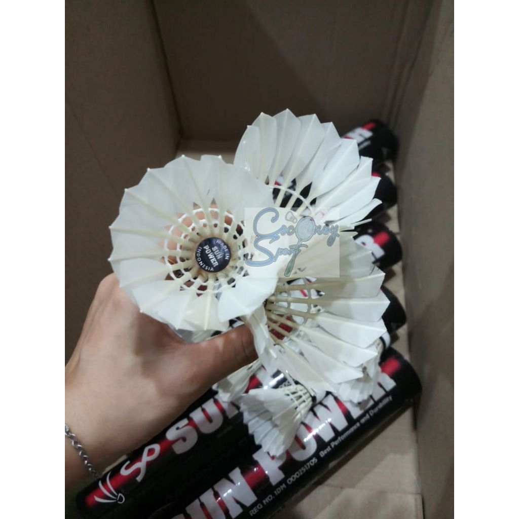 Bola Baru Sun Power / Kok Baru Sun Power / Shuttlecock Sun Power / Cock Sun Power / Kok Badminton Ba