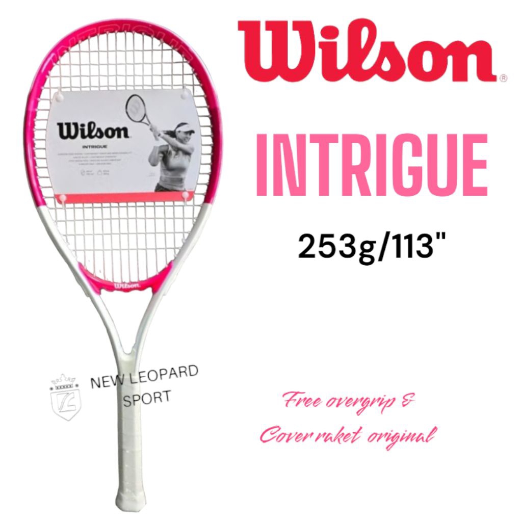 Raket Tenis Wilson Intrigue 253 113" / Raket Tenis Wilson Intrigue Pink