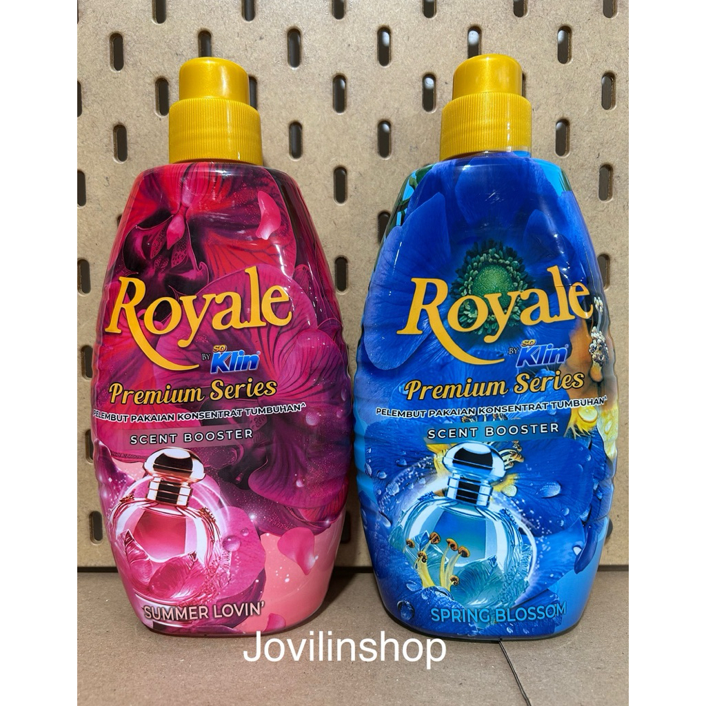 ROYALE SoKlin Premium Pelembut & Pewangi Pakaian Botol 600ml