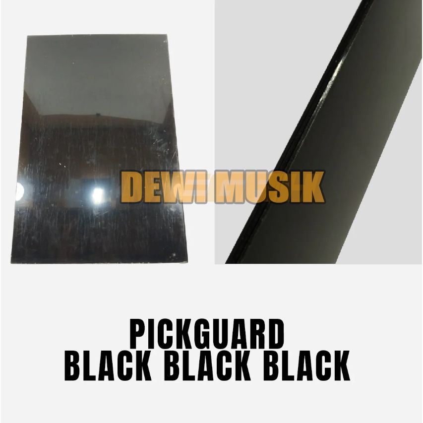 PICKGUARD GITAR AKUSTIK MODEL LEMBARAN WARNA HITAM PUTIH AG326 (SC2738)