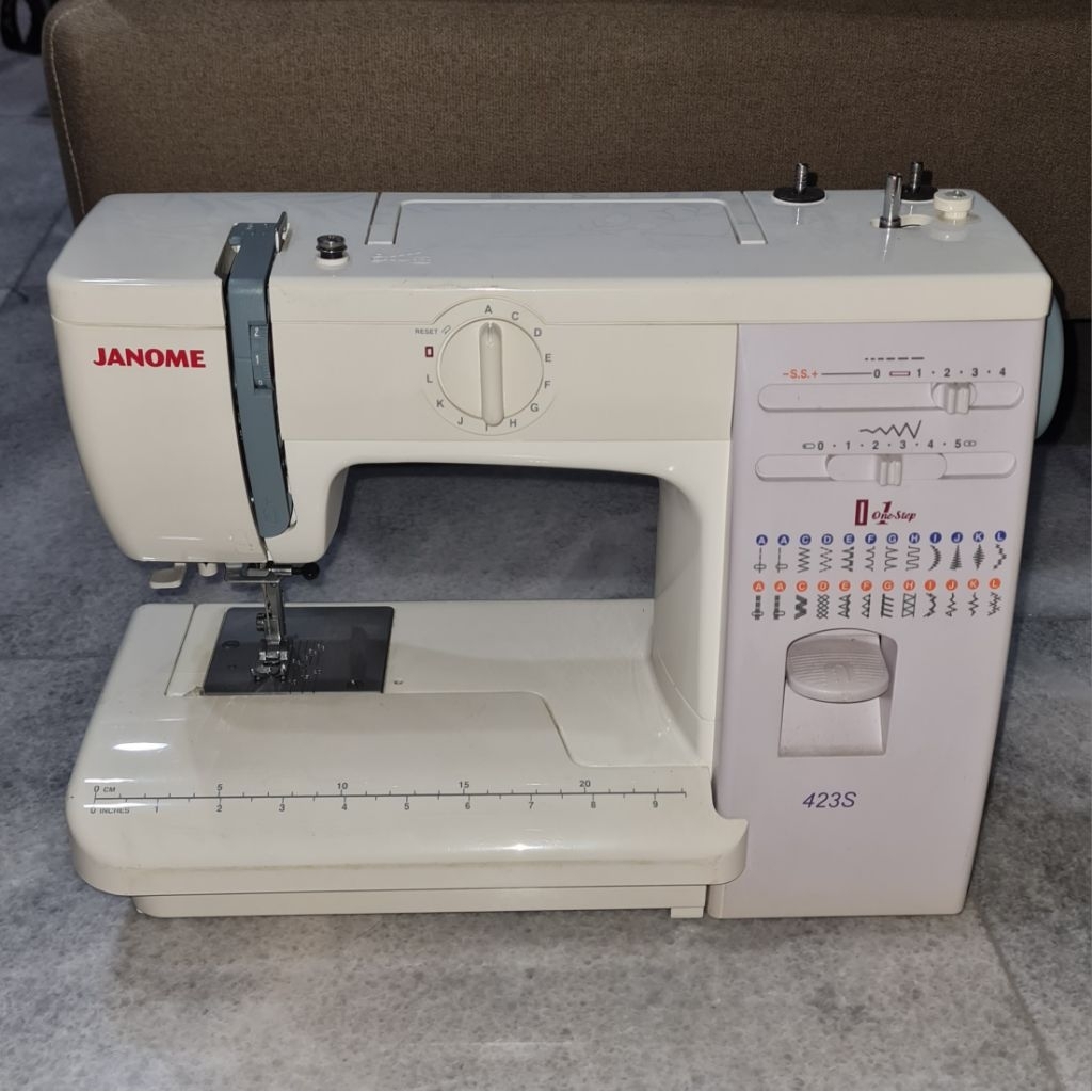 Mesin Jahit JANOME 423S Heavy Duty Portable | bekas / second